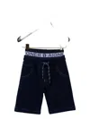Aigner Logo Drawstring Trousers In Blue