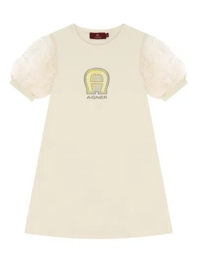 Aigner Kids' Logo-embellished Dress
