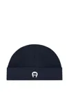 Aigner Logo-embroidered Beanie In Black
