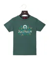 Aigner Logo-embroidered T-shirt In Green