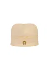 Aigner Logo Hat In Nude