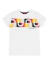 Aigner Logo-horseshoe Panel T-shirt In White