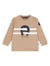Aigner Logo-horseshoe Sweatshirt In Brown