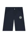 AIGNER LOGO-PATCH COTTON SHORTS
