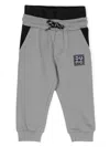 Aigner Logo-patched Sweat Pants In Grey