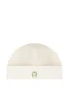 Aigner Logo-pattern Beanie In Neutral