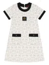 Aigner Logo-pattern Short-sleeved Casual Dress In Multi