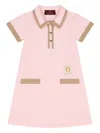 Aigner Logo Polo Dress In Pink