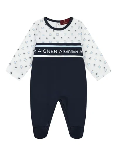 Aigner Logo-print Babygrow