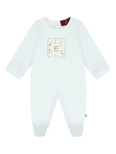 Aigner ロゴ ベビーウェア In White