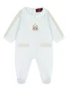 Aigner Logo-print Babygrow In Blue