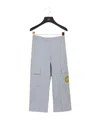Aigner Logo-print Cargo Sweatpants In Gray