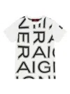 Aigner Logo-print Cotton T-shirt In Weiss