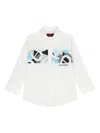 Aigner Logo-print Geometric Shirt In White