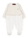 Aigner Logo-print Ruffle-detail Pyjamas In White
