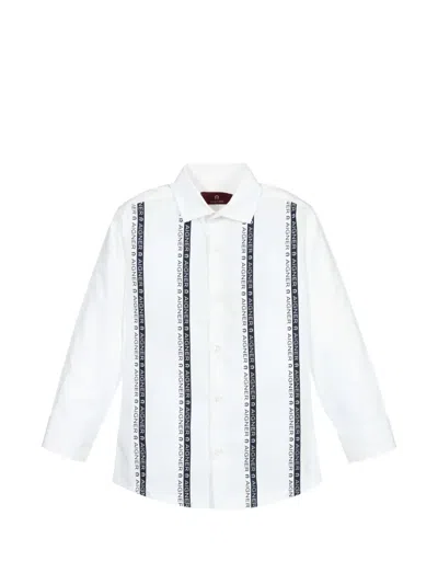 Aigner Kids' Logo-print Shirt In Multi
