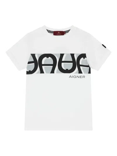 Aigner Kids' Logo-print T-shirt