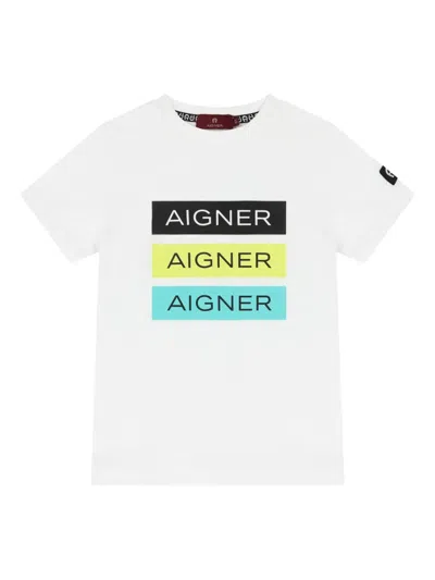 Aigner Kids' Logo-print T-shirt