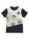 Aigner Logo-print T-shirt In Blue