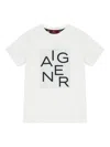 Aigner Logo-print T-shirt In White