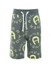 Aigner Logo-printed Bermuda Shorts In Green