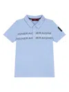 Aigner Logo-printed Polo Shirt In Blue