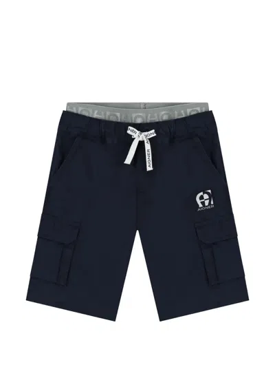 Aigner Kids' Logo Shorts In Blue