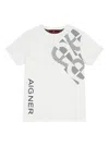 Aigner Logo T-shirt In White