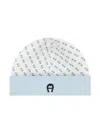 Aigner Monogram-print Beanie In White