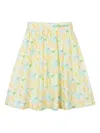 Aigner Patterned Flared Skirt