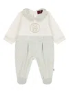 Aigner Peter Pan Collar Logo Pajamas In White
