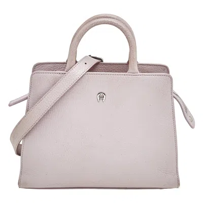 Aigner Pink Leather Totes Bag