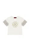 Aigner Ruffled Graphic T-shirt In White