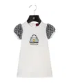 Aigner Short Sleeve Dress In White