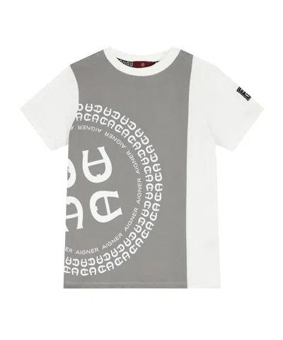 Aigner Short-sleeved T-shirt In Gray