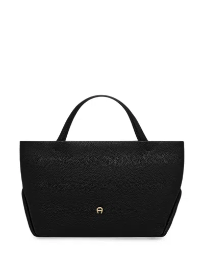 Aigner Small Paola Tote Bag In Black