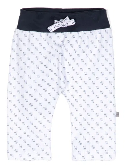 Aigner Babies' Stretch Pima Cotton Trousers In White
