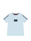 Aigner Stripe Logo T-shirt In Blue