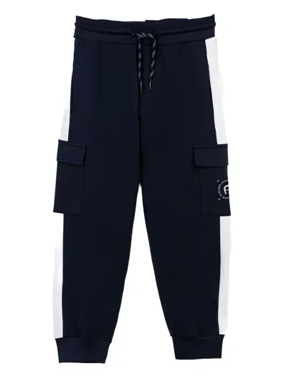 Aigner Kids' Stripe Sweatpants In Blue