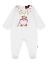 Aigner Teddy-bear Heart Babygrow In White