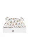 Aigner Teddy-bear Print Baby Hat In White