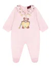 Aigner Teddy Bear-print Babygrow In Pink
