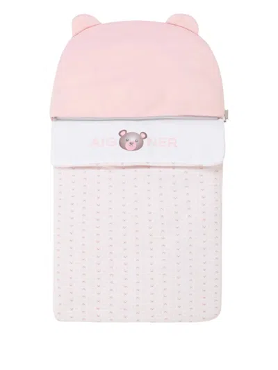 Aigner Teddy Bear-print Blanket