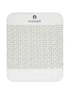 Aigner Teddy-bear Print Blanket In Blue