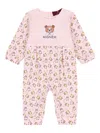 Aigner Teddy-bear Print Romper In Pink