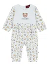 Aigner Teddy-bear Print Romper In White