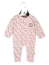 Aigner Teddy-print Cotton Romper In Pink