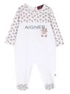 Aigner Teddy-print Pima Cotton Pyjamas In White