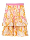 Aigner Tiered Skirt In Orange