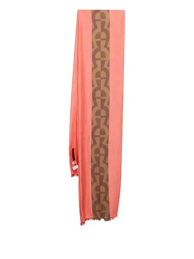 Pre-owned Aigner Vintage 2024  Cotton Patterned Scarf
